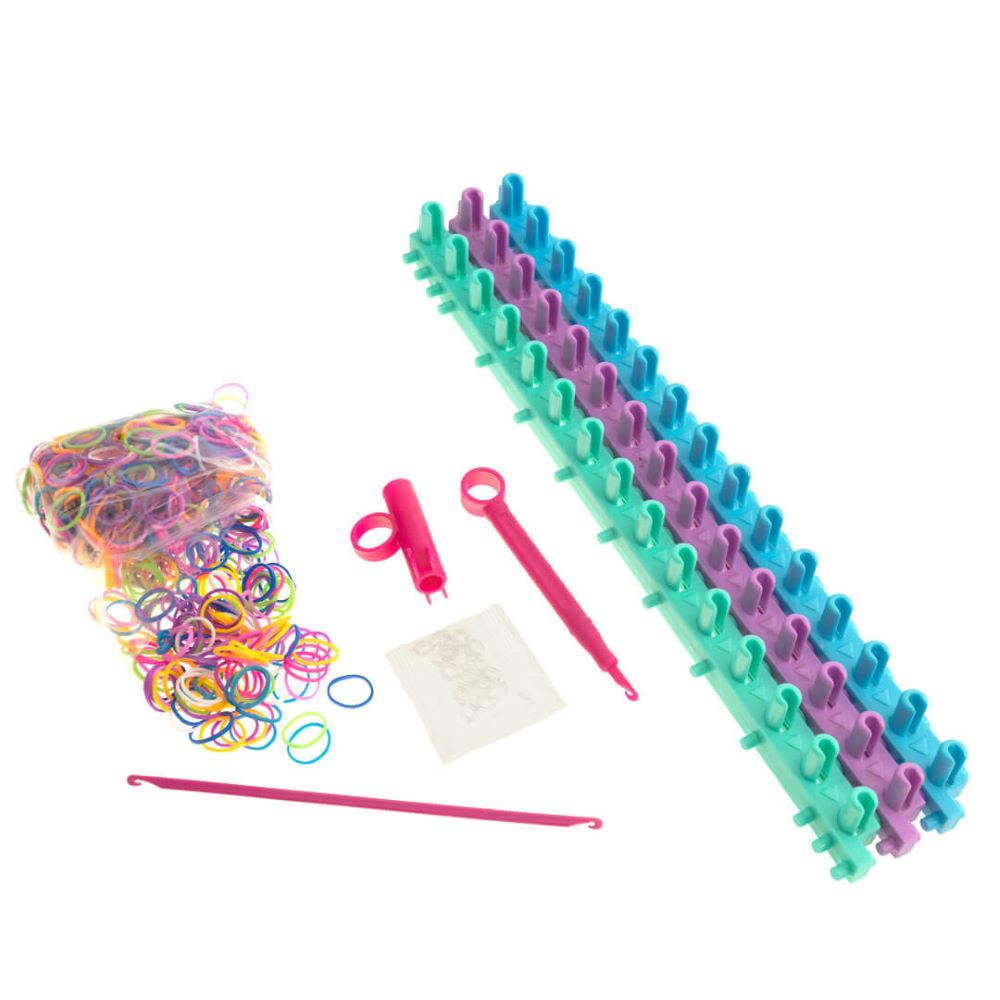 Set creativ cu elastice colorate pentru bratari, Elasticolor [5]