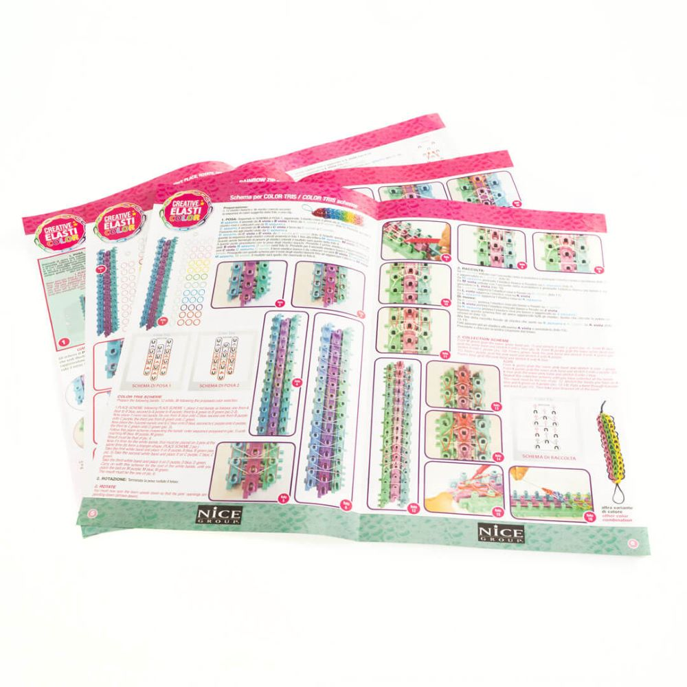 Set creativ cu elastice colorate pentru bratari, Elasticolor [2]