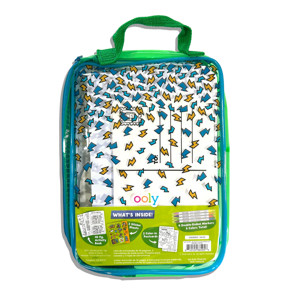 Kit portabil de activități și colorat - Dinozauri Roboti - Let's Go! Robo Dinos [2]