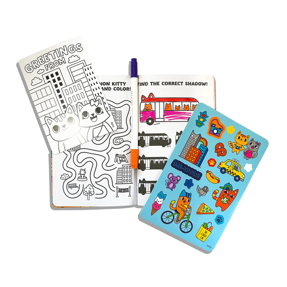 Kit portabil de activități și colorat - Pisicuta - Let's Go! Kitty in the City [3]