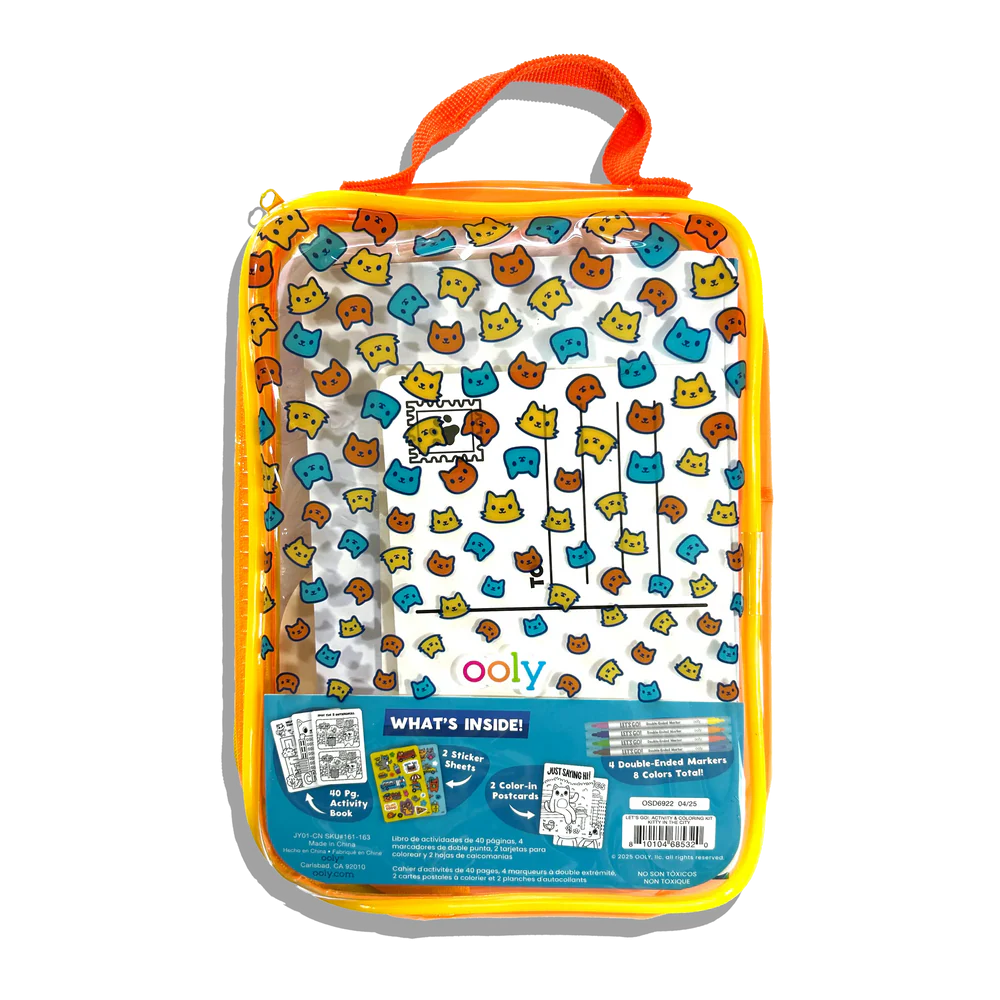 Kit portabil de activități și colorat - Pisicuta - Let's Go! Kitty in the City [2]