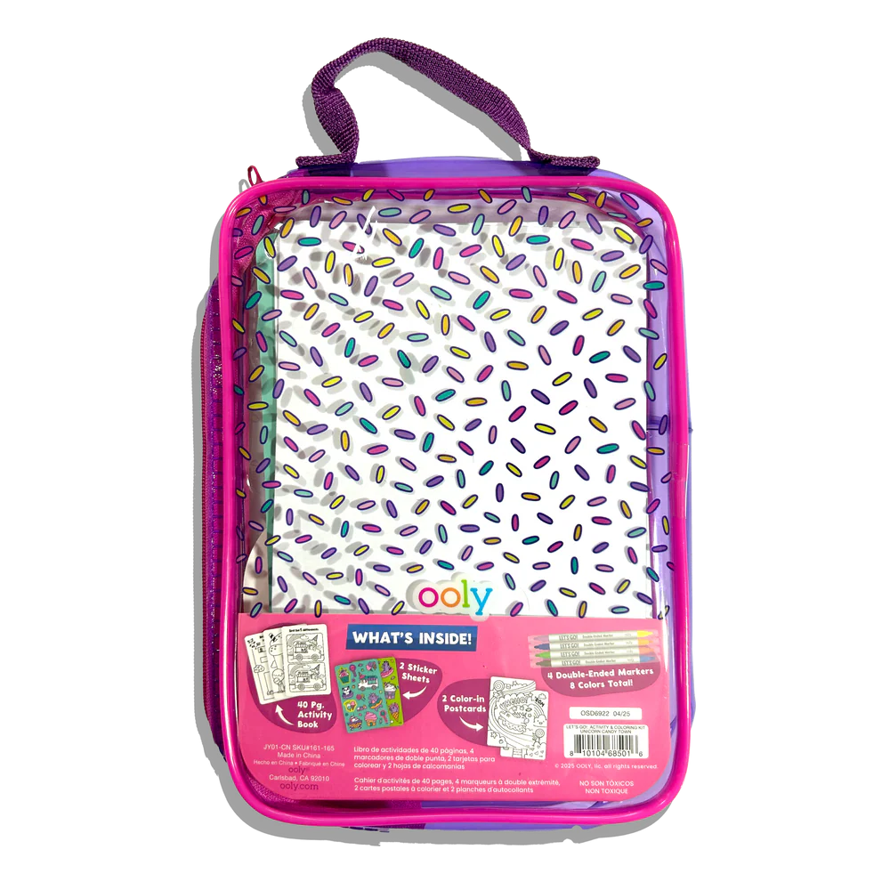 Kit portabil de activități și colorat - Unicorni - Let's Go! Unicorn Candy Town [2]