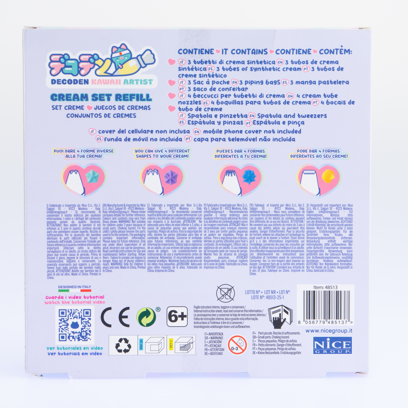 Kit Rezerve Pastă Decoden – 3 tuburi colorate pentru decor kawaii DIY [2]
