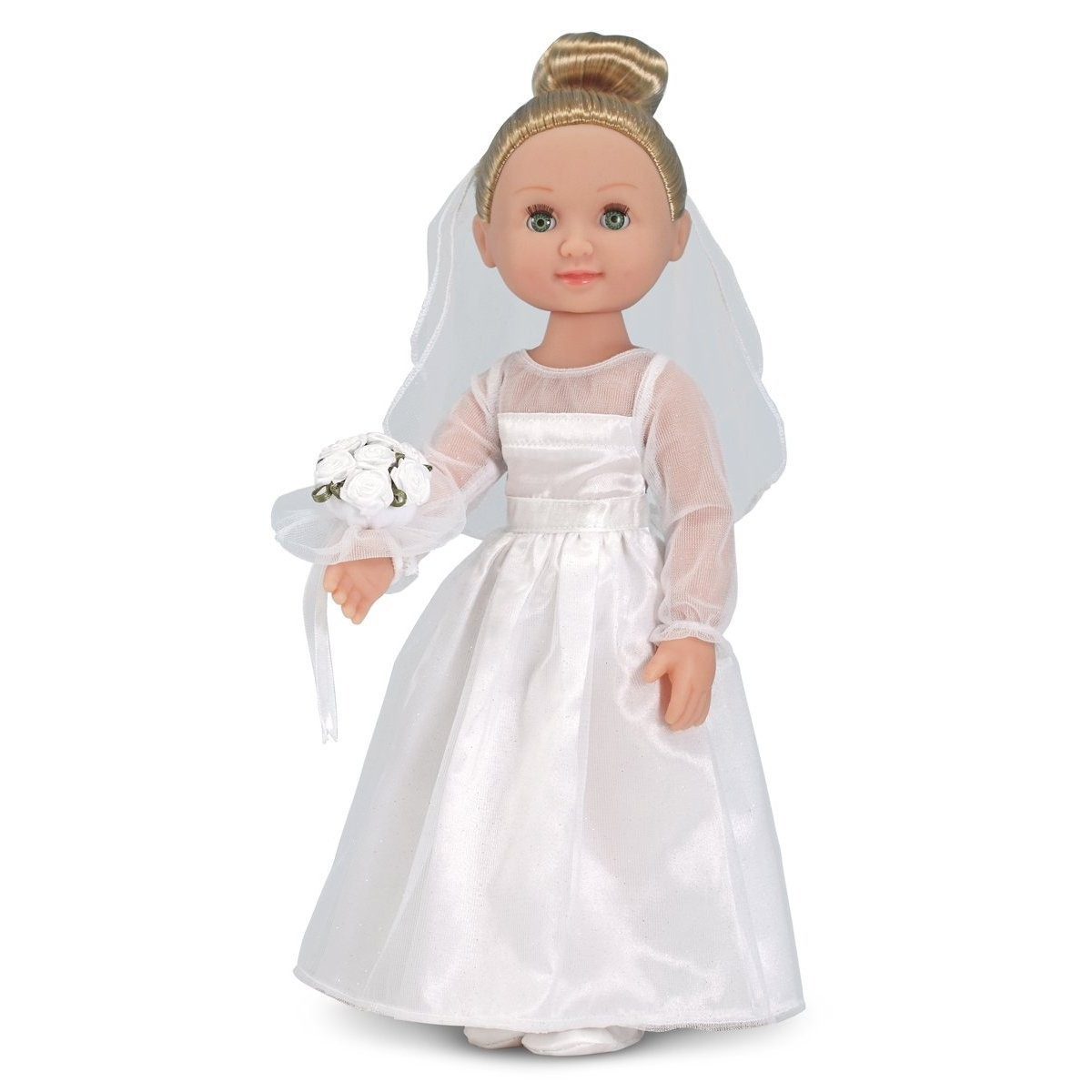 Papusa Lindsay imbracata in miresa Melissa and Doug