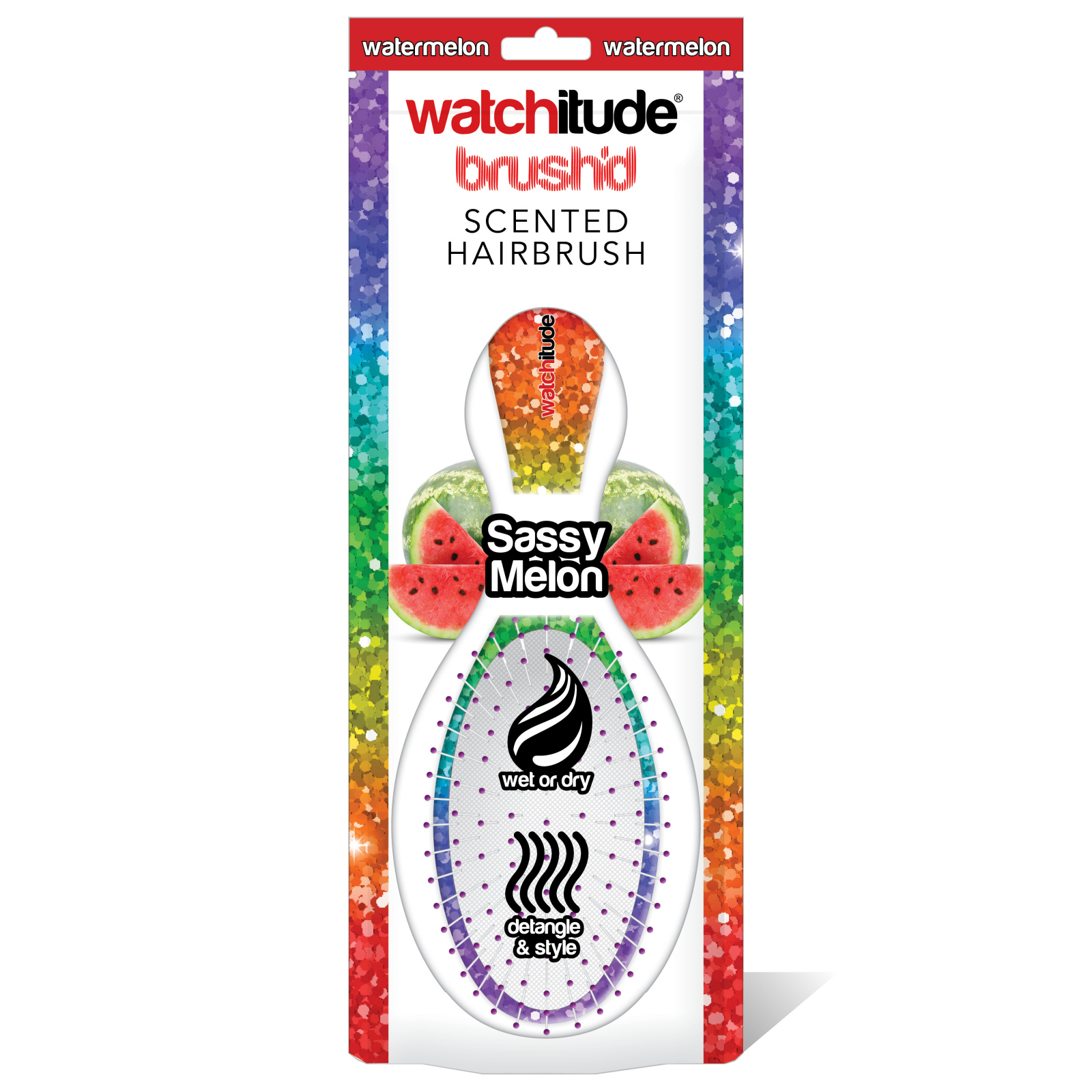 Perie de par cu miros de pepene