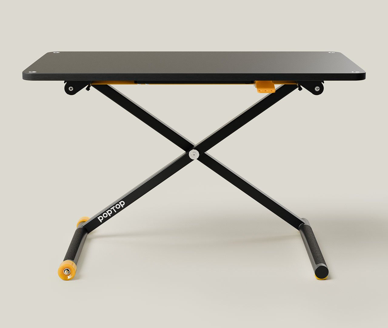 PopTop - Biroul Reglabil pe Inaltime pentru Copii Activi, negru