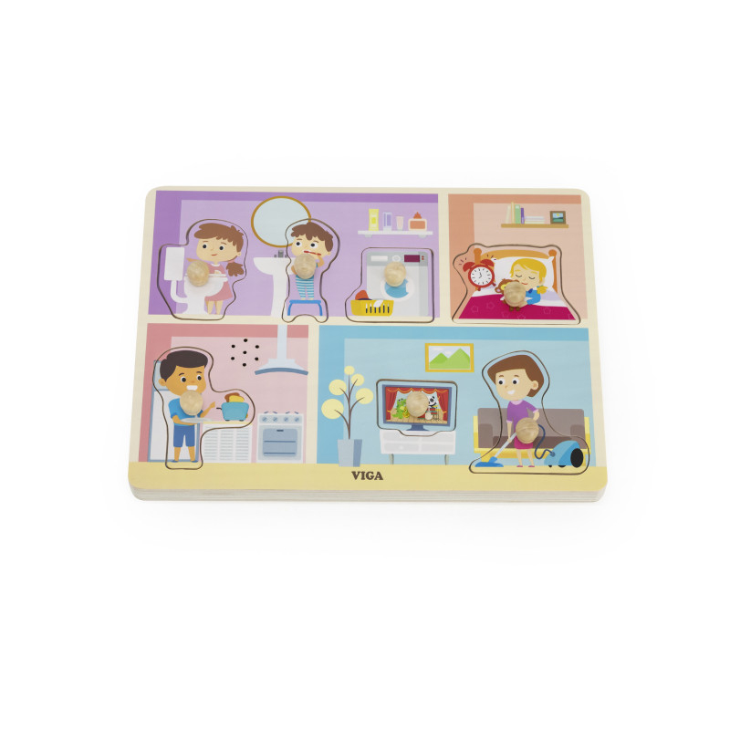 Puzzle cu sunete Sunete din Casa, Viga