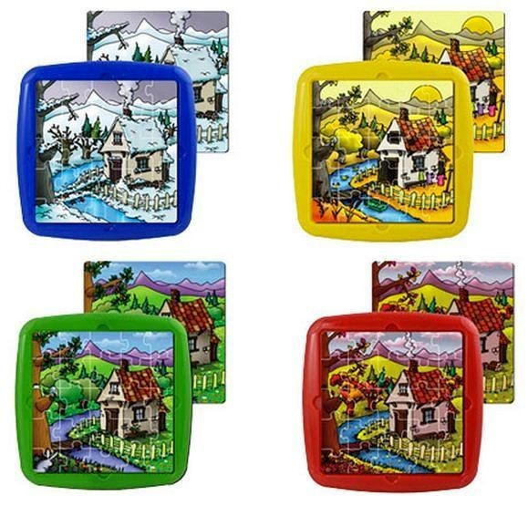 Set de 4 puzzle Anotimpurile anului Miniland
