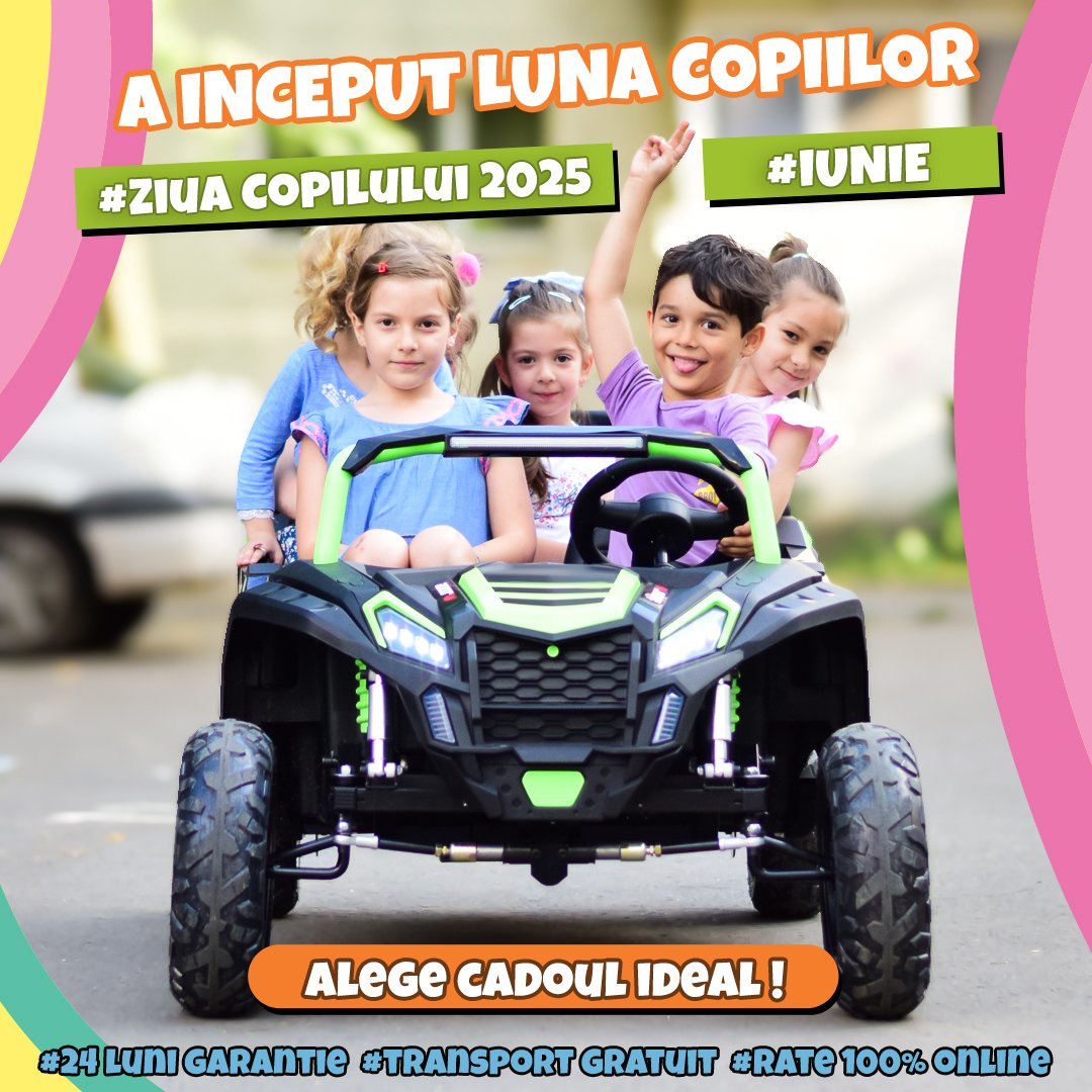 Alege cadoul ideal pentru Luna Copiilor