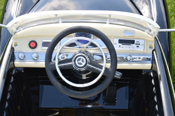 Mercedes 300S OldTimer, negru pentru copii 2-6 ani [4]