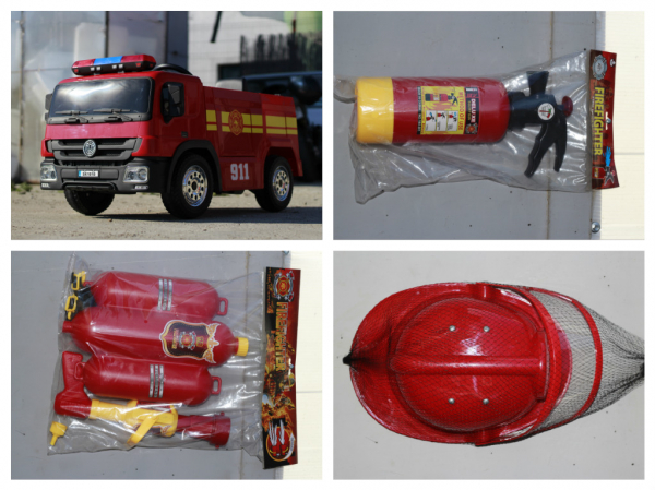 Masinuta electrica de pompieri pentru copii 2-6 ani [14]