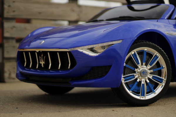 Masinuta electrica copii Maserati Alfieri, albastra [5]