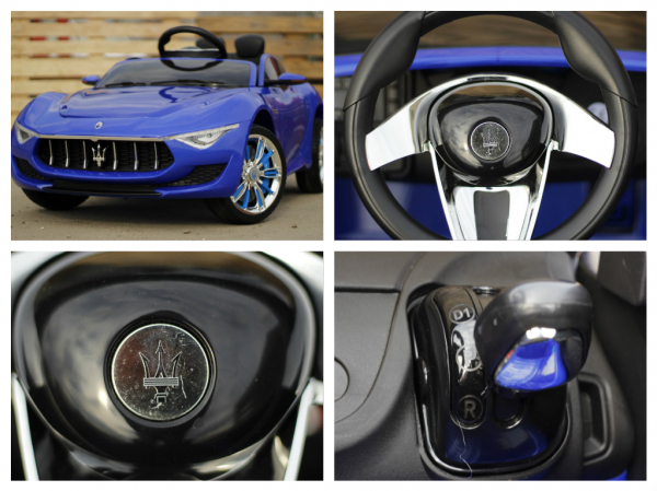 Masinuta electrica copii Maserati Alfieri, albastra [7]