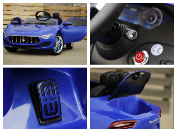 Masinuta electrica copii Maserati Alfieri, albastra [9]