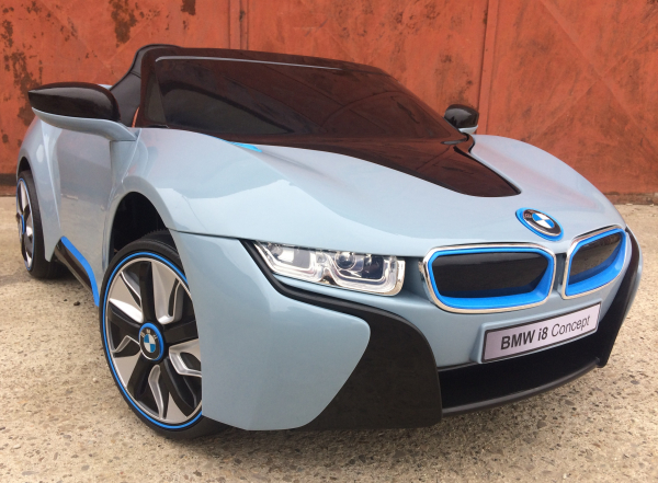 Masinuta electrica copii 2-7 ani BMW i8, albastru [2]