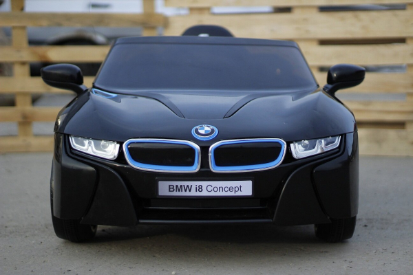 Masinuta electrica pentru copii BMW i8, 2-7 ani, negru [2]