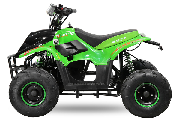 ATV electric ECO Bigfoot 800W 36V cu Baterie Detasabila SI FAR cu LED #Verde [5]