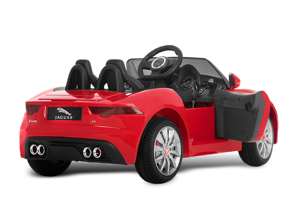 Jaguar F Type rosu, masinuta electrica pentru copii [2]