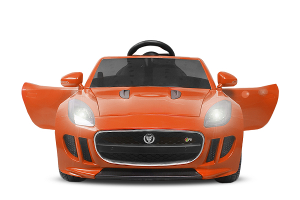 Masinuta electrica copii Jaguar F Type, portocaliu [3]