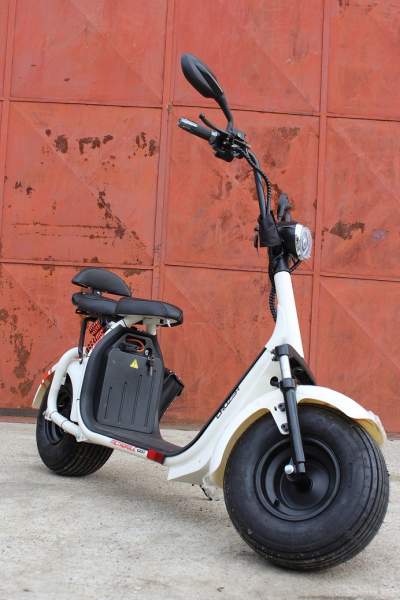 Scuter electric NITRO Eco Cruzer 1000W 60V + Accesorii #Alb [3]