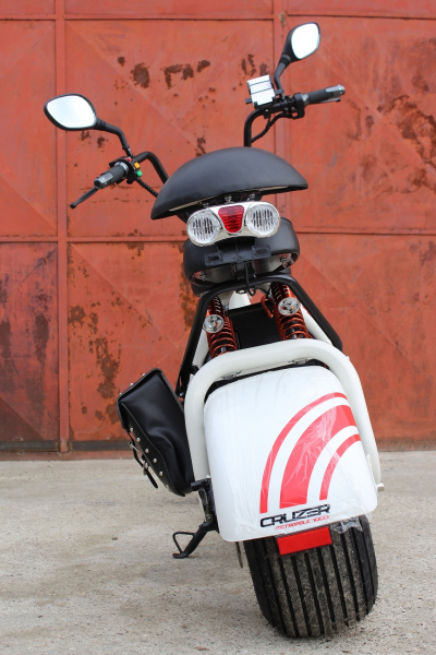 Scuter electric NITRO Eco Cruzer 1000W 60V + Accesorii #Alb [4]