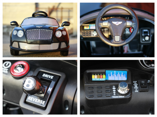 Masinuta electrica Bentley Continental GTC STANDARD 12V #Negru [9]