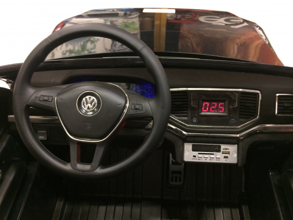 Masinuta electrica copii VW Amarok Pickup neagra [7]