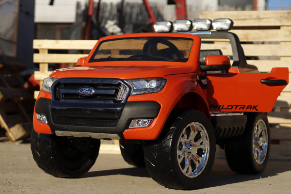 Masinuta electrica Ford Ranger 4x4 180W cu ROTI MOI #Portocaliu [8]