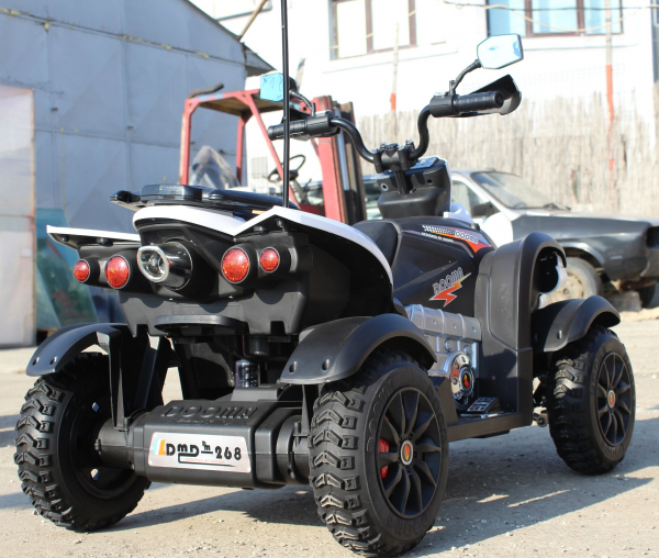 Atv electric pentru copii 2-7 ani Dooma EVA alb [5]
