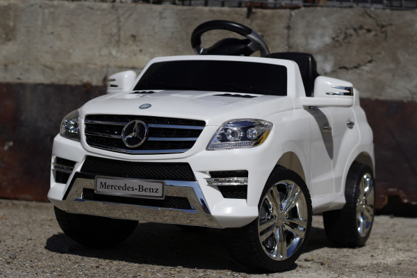 Masinuta electrica Mercedes ML350, alba pentru 2-4 ani [2]