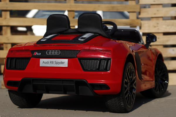 Masinuta electrica pentru copii rosie Audi R8 Spyder [7]