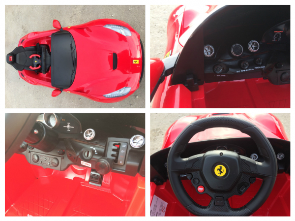 Masinuta electrica Ferraru F12 rosu pentru copii [9]