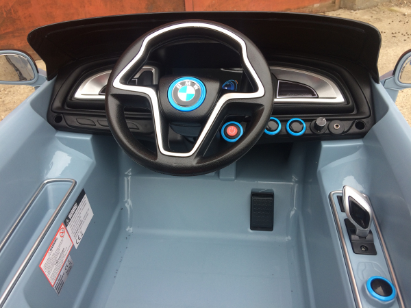 Masinuta electrica copii 2-7 ani BMW i8, albastru [6]