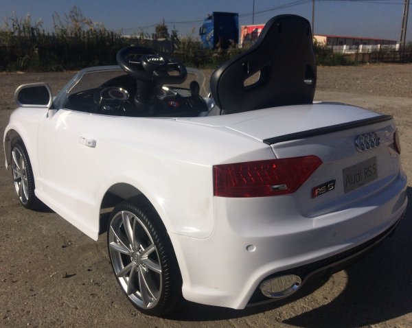 Masinuta electrica Audi RS5 2x35W STANDARD 12V MP3 #ALB [4]