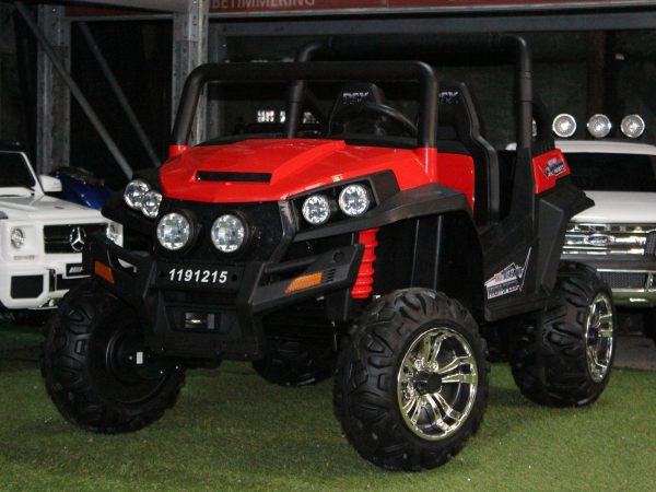 UTV electric pentru copii 2-8 ani, premium, rosu [3]