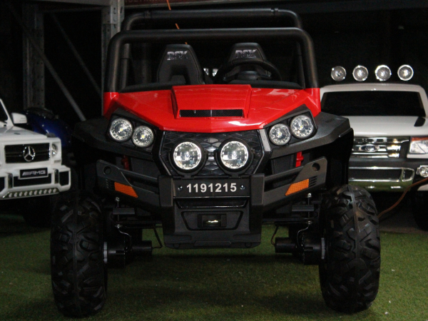 UTV electric pentru copii 2-8 ani, premium, rosu [4]