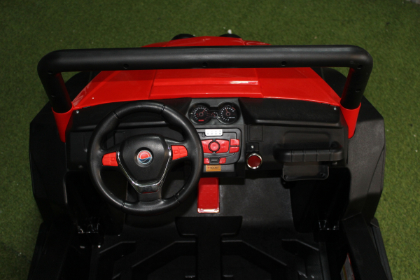 UTV electric pentru copii 2-8 ani, premium, rosu [6]