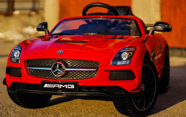 Masinuta electrica copii Mercedes SLS AMG, rosu [2]
