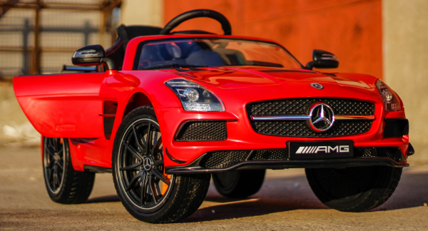 Masinuta electrica copii Mercedes SLS AMG, rosu [3]