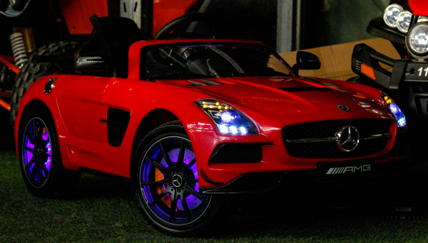Masinuta electrica copii Mercedes SLS AMG, rosu [6]