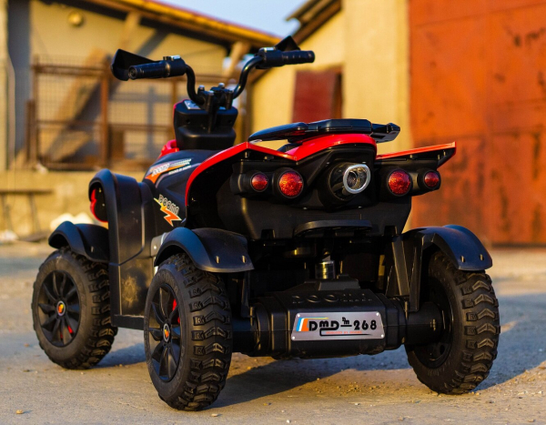 Atv electric pentru copii 2-7 ani Dooma EVA rosu [6]
