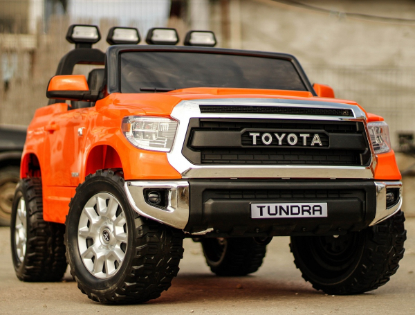 Masinuta electrica copii Toyota Tundra portocalie [3]