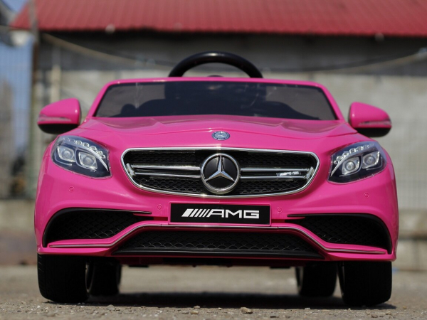 Masinuta electrica pentru fetite Mercedes S63, roz [2]