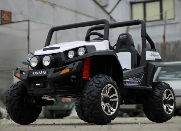 Utv electric alb Golf-Kart pentru copii, premium [4]
