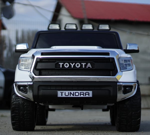 Masinuta electrica pentru copii Toyota Tundra, alba [2]
