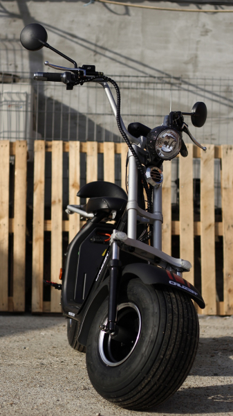 Scuter electric NITRO Eco Cruzer S10 1500W 60V Old School #Negru [2]