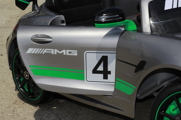 Masinuta electrica copii 2-5 ani Mercedes GT-R gri [6]