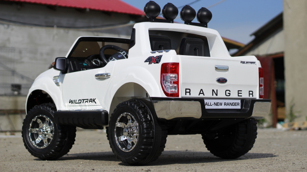 Masinuta electrica copii, Ford Ranger alb model F150 [5]