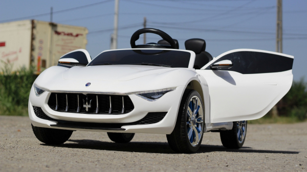 Masinuta electrica pentru copii Maserati Alfieri, alba [3]