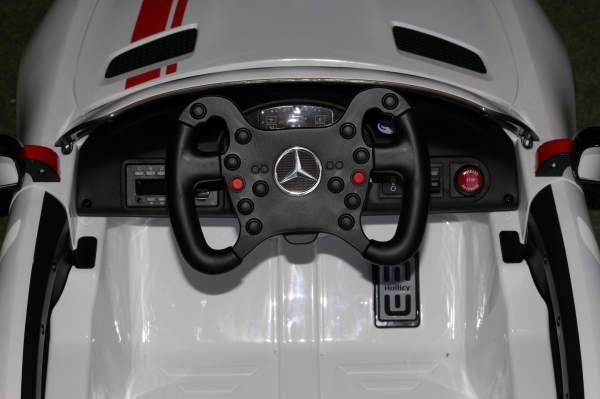 Masinura electrica sport copii alba, Mercedes GT-R [6]